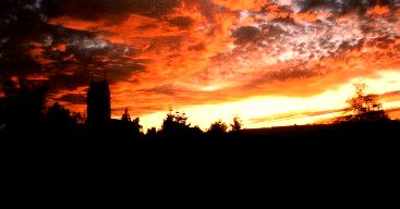 Abendhimmel �ber Ostrach